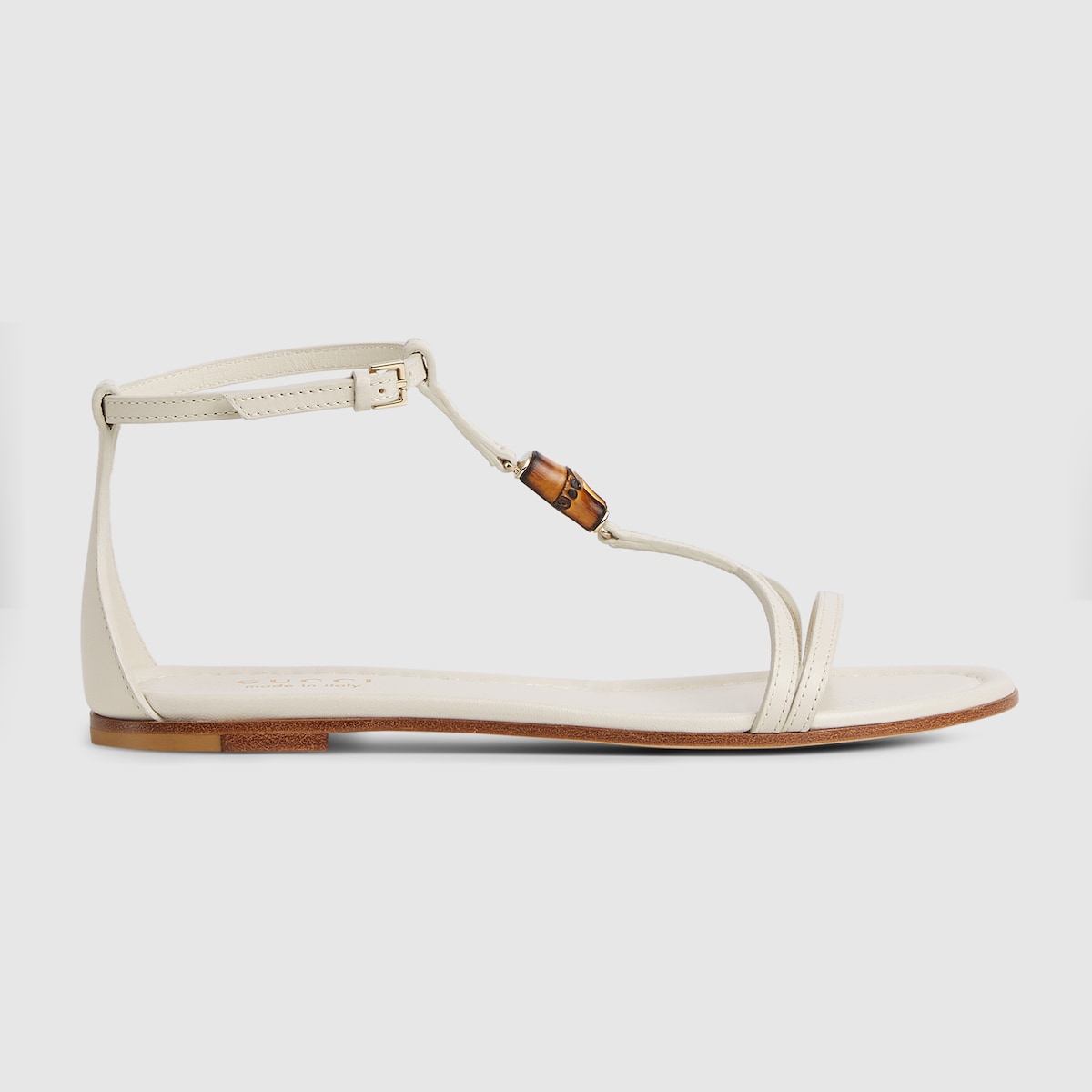 Gucci Women’s sandal with bamboo detail - Image 1